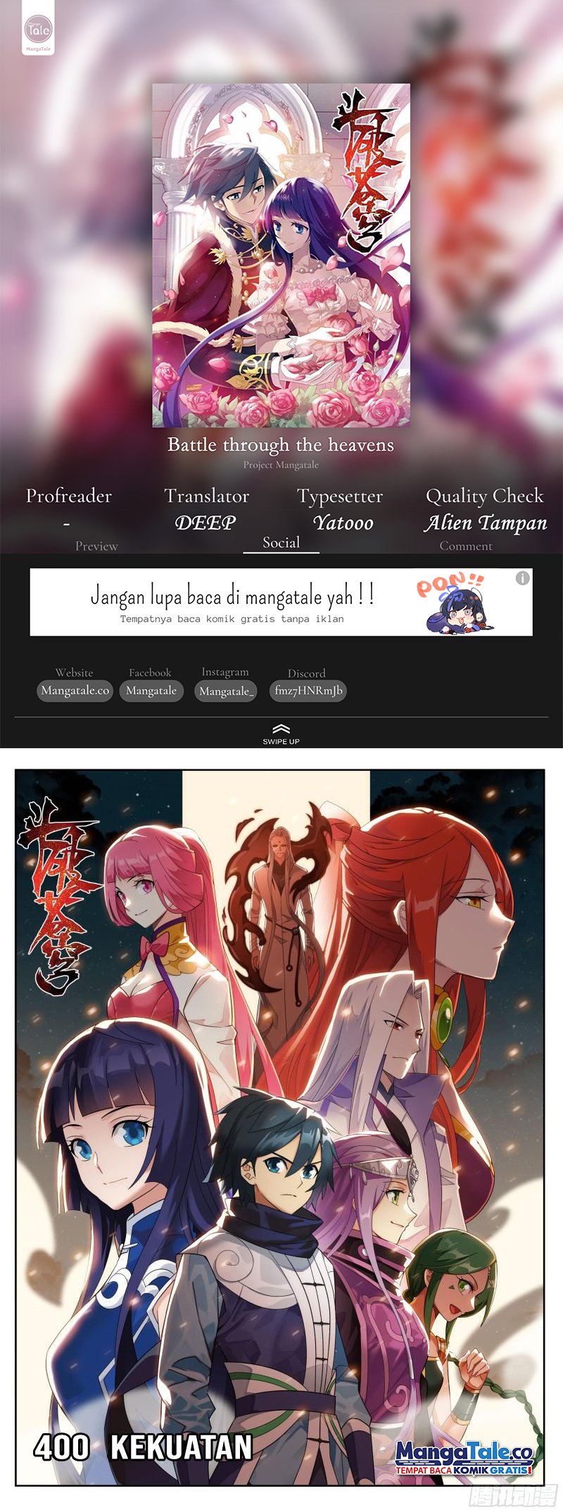 Battle Through the Heavens Chapter 400 Gambar 1